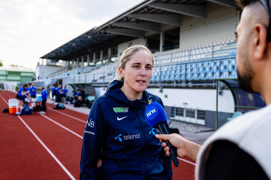 Head coach Gemma Grainger of the Norwegian women’s