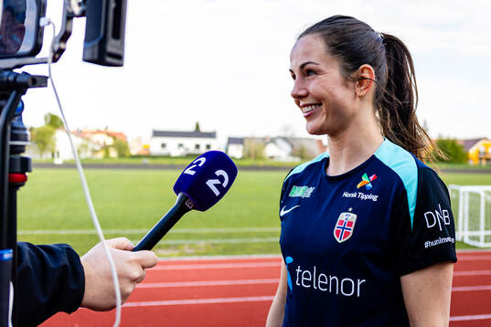 Tuva Hansen of the Norwegian women’s national football