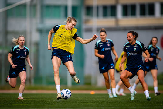 Ada Hegerberg of the Norwegian women’s national football