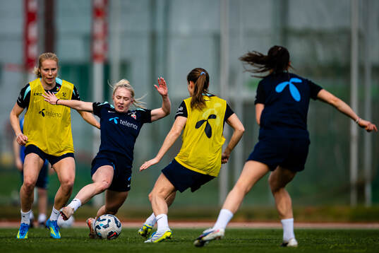 Thea Bjelde of the Norwegian women’s national football