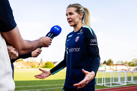 Ada Hegerberg of the Norwegian women’s national football