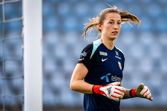Goalkeeper Cecilie Fiskerstrand of the Norwegian women’s