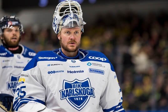 Karlskogas målvakt Lars Volden