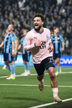 Malmö FFs Sead Haksabanovic jublar