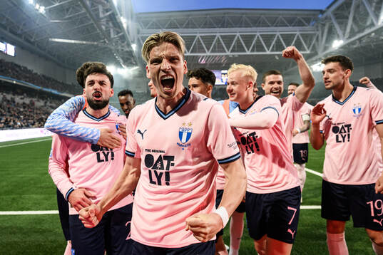 Malmö FFs Sead Haksabanovic, Jens Stryger Larsen, Otto