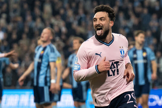 Malmö FFs Sead Haksabanovic jublar
