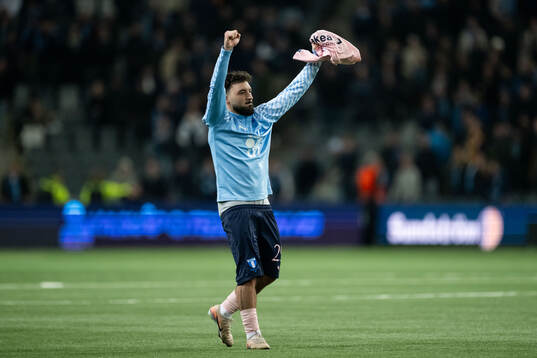 Malmö FFs Sead Haksabanovic jublar