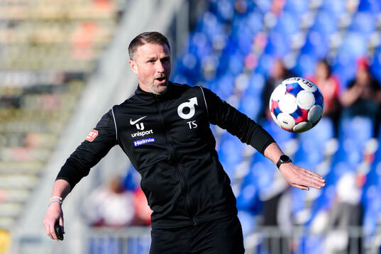 Degerfors tränare Tobias Solberg
