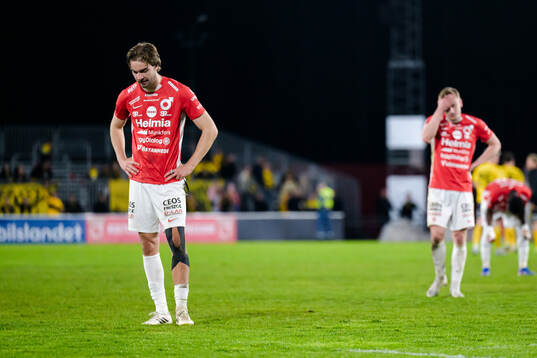 Degerfors Juhani Pikkarainen och Sebastian Ohlsson deppar