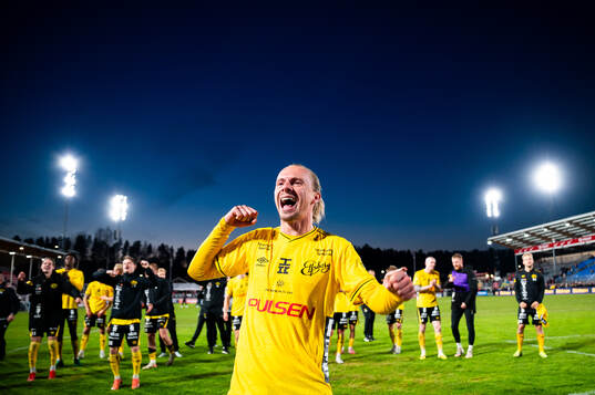 Elfsborgs Niklas Hult jublar