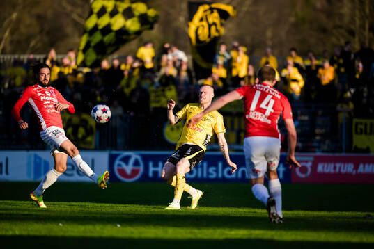 Degerfors Dijan Vukojevic och Elfsborgs Thomas Isherwood