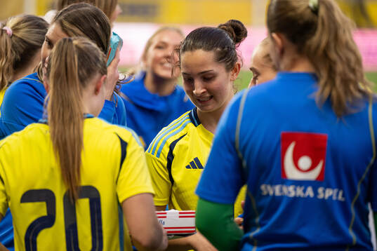 Players of Sweden celebrates