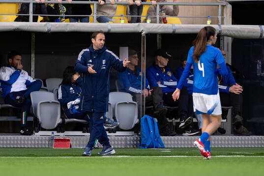 Coach Nicola Matteucci of Italy