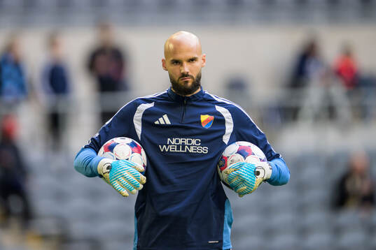 Djurgårdens målvakt Filip Manojlovic