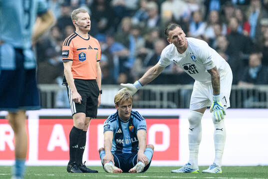 Domare Fredrik Klitte, Djurgårdens Oskar Fallenius och