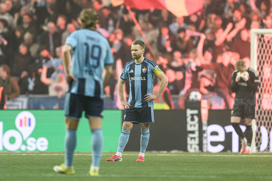 Djurgårdens Jacob Une deppar