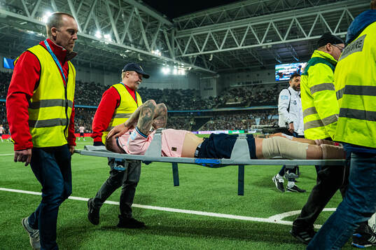 Malmö FFs Pontus Jansson har ont