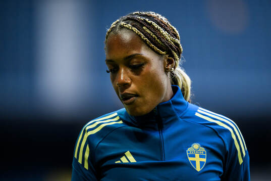 Evelyn Ijeh of the Swedish women's national football team