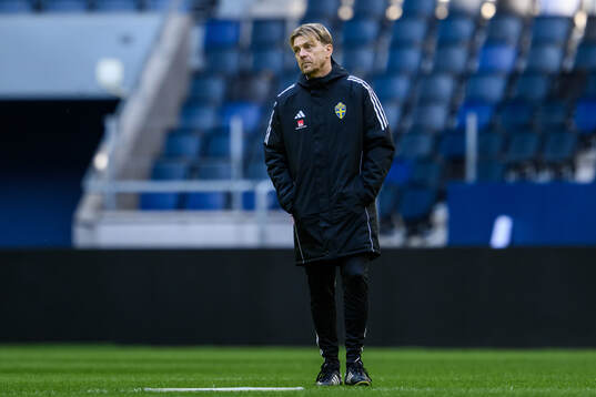 Head coach Tony Gustavsson of the Swedish women's national