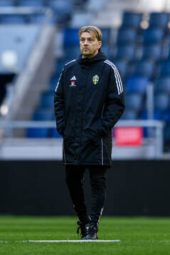 Head coach Tony Gustavsson of the Swedish women's national