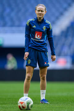 Matilda Vinberg of the Swedish women's national football