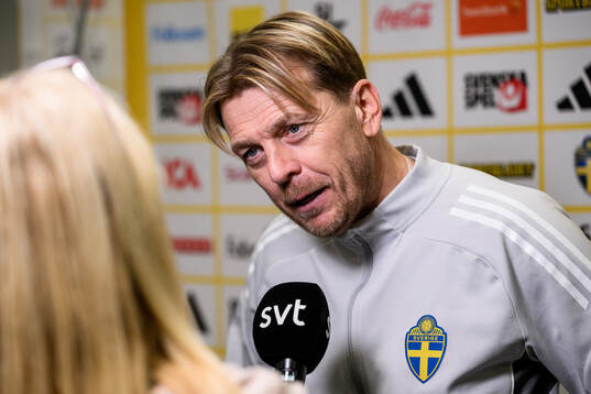 Head coach Tony Gustavsson of the Swedish women's national