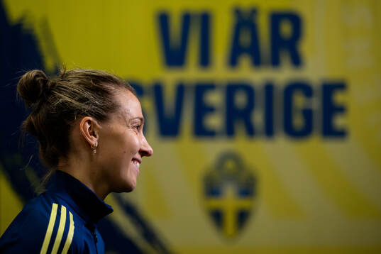 Julia Zigiotti Olme of the Swedish women's national