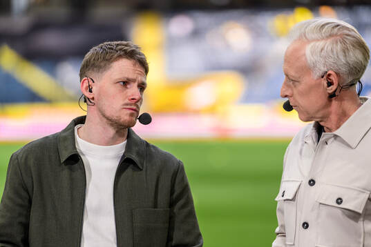William Strömberg and André Pops in SVT’s studio