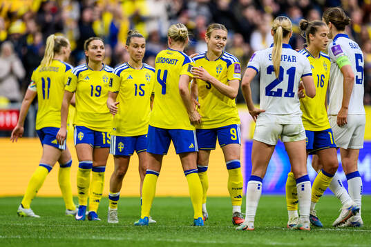 Julia Zigiotti Olme, Hanna Lundkvist and Beata Olsson of