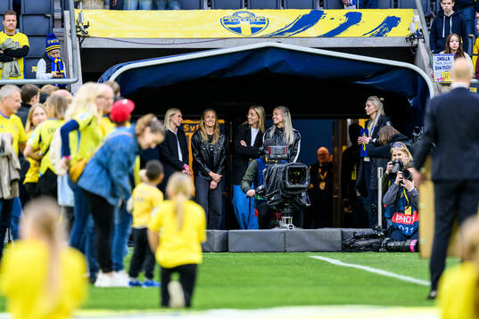 Former players of Sweden Jonna Andersson, Magdalena