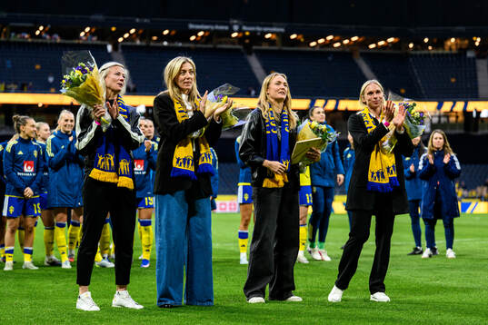Former players of Sweden Linda Sembrant, Magdalena