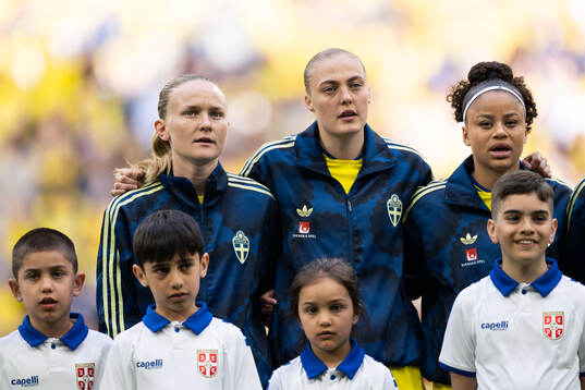 Matilda Vinberg, Elma Junttila Nelhage and Felicia