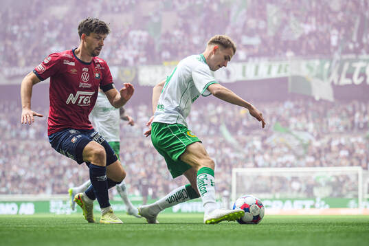 Örgrytes Daniel Paulson och Hammarbys Victor Stange Lind