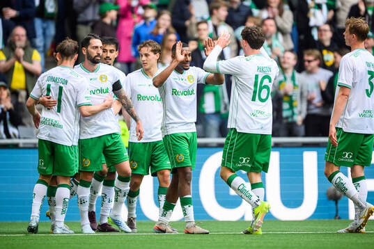 Hammarbys Paulos Abraham jublar