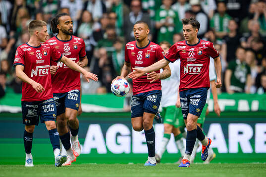 Örgrytes spelare jublar