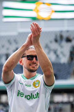 Hammarbys Nikola Vasic jublar