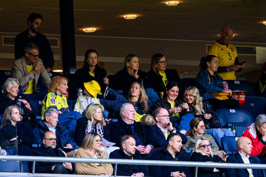 Magdalena Eriksson in the stands