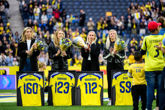 Former players of Sweden Linda Sembrant, Magdalena