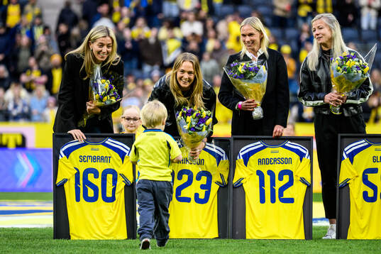 Former players of Sweden Linda Sembrant, Magdalena