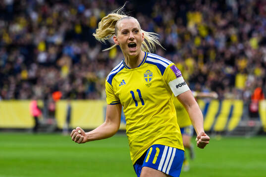 Bläddra bland fler bilder av Football, FIFA Women's World Cup Qualifier, Sweden - Serbia