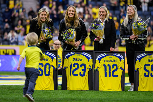 Linda Sembrant, Magdalena Eriksson, Jonna Andersson and
