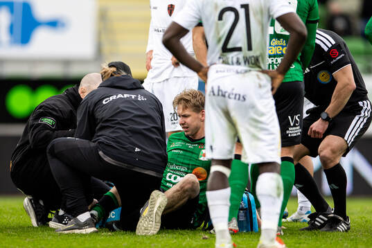 Varbergs Axel Vidjeskog har ont