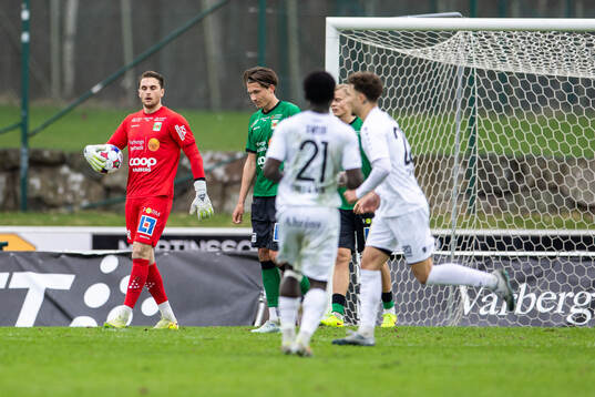 Varbergs målvakt Oscar Ekman