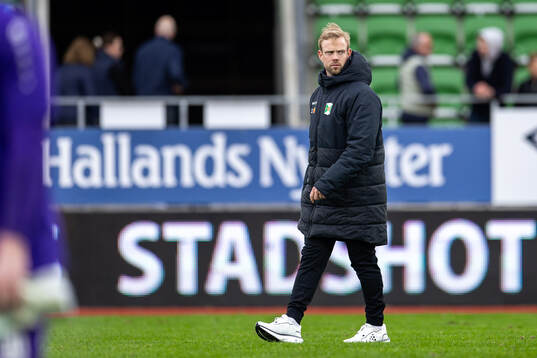 Varbergs tränare Victor Salwén