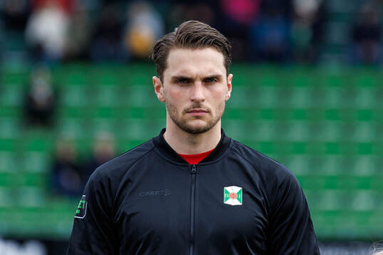 Varbergs målvakt Oscar Ekman