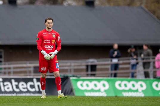 Varbergs målvakt Oscar Ekman