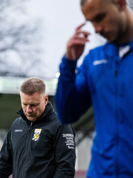 IFK Göteborgs tränare Stefan Billborn deppar