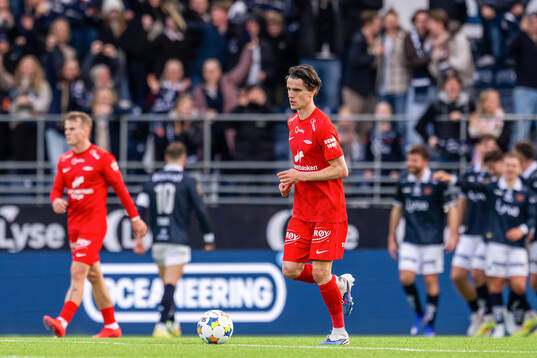 Ulrik Mathisen of Brann looks dejected