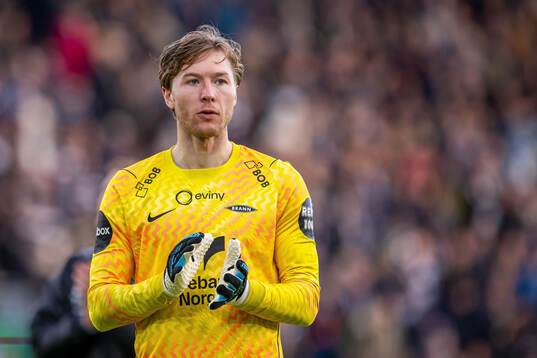 Goalkeeper Mathias Dyngeland of Brann