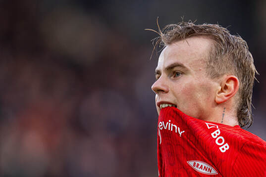 Kristall Ingason of Brann looks dejected